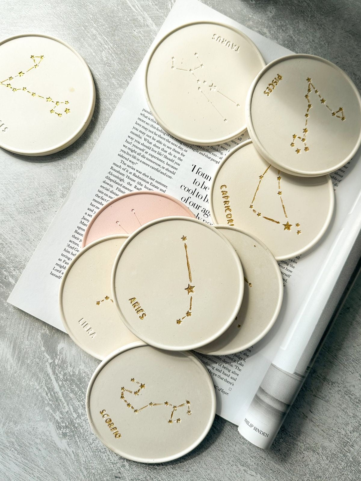 Zodiac Signs Coasters